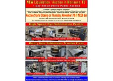 Former Catalyst Fabric Solutions Liquidation / Auction Sales Flyer